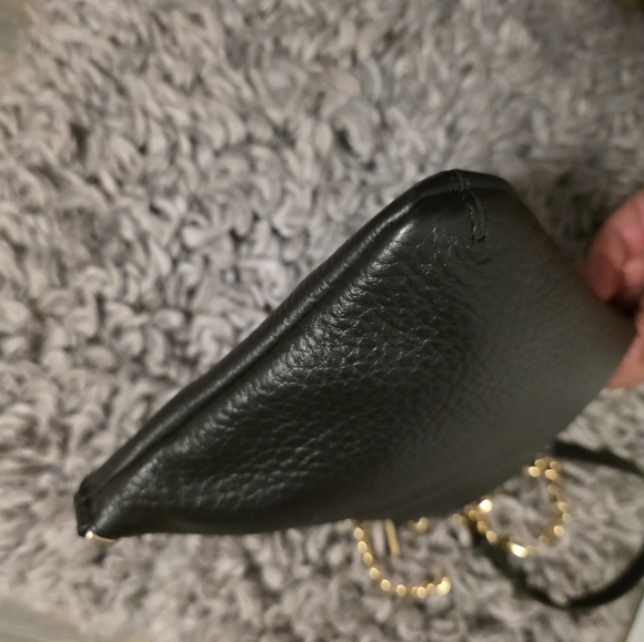 Lodis Black Crossbody Bag with Gold Accents - Picture 5 of 8